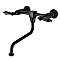 Kingston Brass KS1210PKL Duchess Wall Mount Bathroom Faucet, Matte Black