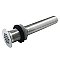 Kingston Brass KB4001 Grid Bathroom Sink Drain without Overflow, 17 Gauge, Polished Chrome