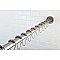 Kingston Brass KSR608 Edenscape 60"-72" Stainless Steel Adjustable Tension Shower Curtain Rod with Rings - Brushed Nickel