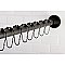 Kingston Brass SCC2715 Edenscape 60"-72" Stainless Steel Adjustable Tension Shower Curtain Rod with Rings - Oil Rubbed Bronze