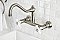 Kingston Brass KS3248PX Vintage Wall Mount Bathroom Faucet, Brushed Nickel