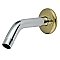 Kingston Brass K150K4 Shower Scape 6" Shower Arm with Flange - Polished Chrome/Polished Brass