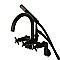 Aqua Vintage AE8150DX Concord 7-Inch Adjustable Wall Mount Tub Faucet, Matte Black