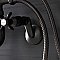 Kingston Brass KS246ORB Essex Wall Mount Clawfoot Tub Faucet with Hand Shower, Oil Rubbed Bronze