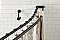 Kingston Brass CCD2175 Edenscape 60"-72" Stainless Steel Adjustable Double Curved Shower Curtain Rod - Oil Rubbed Bronze
