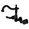 Kingston Brass KS1255PKL Duchess Two-Handle Wall Mount Bathroom Faucet, Oil Rubbed Bronze