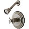Kingston Brass KB2638DXSO Concord Shower Faucet - Brushed Nickel