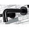 Kingston Brass KS8120KL Whitaker Two-Handle Wall Mount Bathroom Faucet, Matte Black
