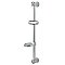 Kingston Brass KX2522SG Vilbosch 24" Slide Bar with Soap Dish and Hand Shower Holder, Polished Chrome