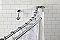 Kingston Brass CCD2171 Edenscape 60"-72" Stainless Steel Adjustable Double Curved Shower Curtain Rod - Polished Chrome