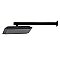Kingston Brass K251A0CK Shower Scape 9-5/8" Square Shower Head with Shower Arm - Matte Black