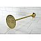 Kingston Brass K236K27 Shower Scape 7-3/4 Inch Showerhead with 17 in. Ceiling Mount Shower Arm - Brushed Brass