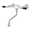 Kingston Brass KS1211PKL Duchess Wall Mount Bathroom Faucet, Polished Chrome
