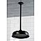 Kingston Brass K225K20 10" Showerhead with 17" Ceiling Mounted Shower Arm - Matte Black