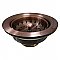 Kingston Brass K111BAC Tacoma Stainless Steel Kitchen Sink Basket Strainer, Antique Copper