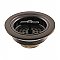 Kingston Brass K212ORB Tacoma Spin and Seal Sink Basket Strainer, Oil Rubbed Bronze