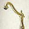 Kingston Brass KS1252PKL Duchess Two-Handle Wall Mount Bathroom Faucet, Polished Brass