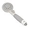 Kingston Brass K411AW Kaiser 4-Function Hand Shower - White/Grey