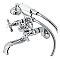 Kingston Brass KS245C Essex Wall Mount Clawfoot Tub Faucet with Hand Shower, Polished Chrome
