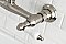 Kingston Brass KS3248PL Vintage Wall Mount Bathroom Faucet, Brushed Nickel