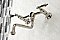 Kingston Brass KS1216AL Heritage Wall Mount Bathroom Faucet, Polished Nickel