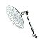 Kingston Brass CK136K1 Victorian Showerhead and High Low Adjustable Arm In Retail Packaging - Polished Chrome