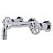 Kingston Brass KS8121RX Belknap Two-Handle Wall Mount Bathroom Faucet, Polished Chrome