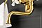 Kingston Brass KS616SB Wall Mount Bathroom Faucet, Brushed Brass