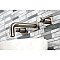 Kingston Brass KS6128DL Concord Two-Handle Wall Mount Bathroom Faucet, Brushed Nickel