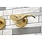 Kingston Brass KS8127DFL NuWave 2-Handle Wall Mount Bathroom Faucet, Brushed Brass
