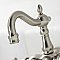 Kingston Brass CA1001T8 Heritage 3-3/8" Tub Wall Mount Clawfoot Tub Faucet, Brushed Nickel