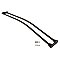 Kingston Brass CCD2175 Edenscape 60"-72" Stainless Steel Adjustable Double Curved Shower Curtain Rod - Oil Rubbed Bronze