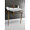 Fauceture LBT31227W34 Continental 31-Inch Ceramic Vanity Top, 4-Inch, 3-Hole, White