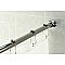 Kingston Brass CC3171 Edenscape 47"-60" Stainless Steel Adjustable Curved Shower Curtain Rod - Polished Chrome