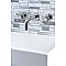 Kingston Brass KS8126BEX Essex 2-Handle 8 in. Wall Mount Bathroom Faucet, Polished Nickel